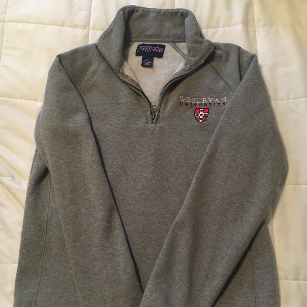 Wesleyan University Quarter Zip Jacket